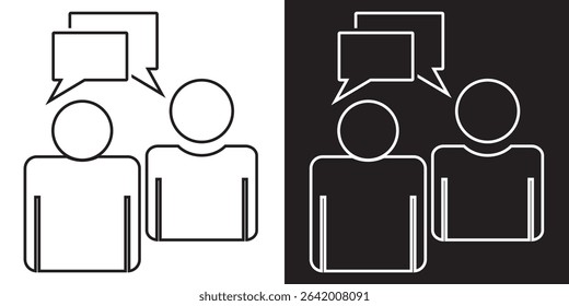 Group icon. Vector illustration. EPS 10 AI