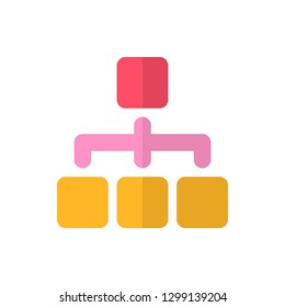 Group Icon Vector Illustration in Flat Style for Any Purpose