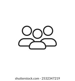 Group icon Vector set outline