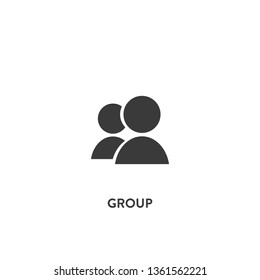 group icon vector. group sign on white background. group icon for web and app
