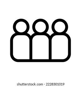 Group Icon Vector Symbol Design Illustration