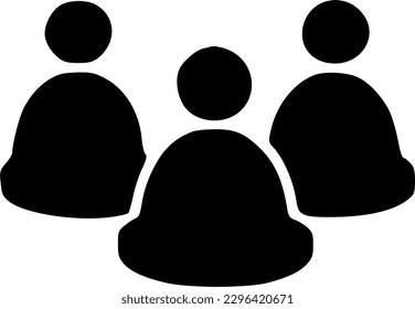 ilustración de diseño de símbolo vectorial de icono de grupo