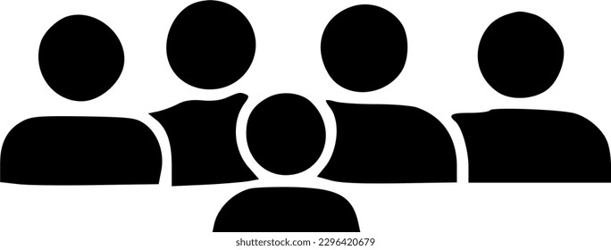 group icon vector symbol design illustration
