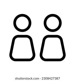 Ilustración de diseño de símbolos de vector de iconos de grupo