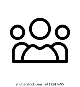 Group Icon Vector Symbol Design Illustration