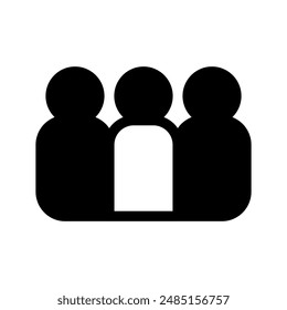Ilustración de diseño de símbolo de Vector de grupo