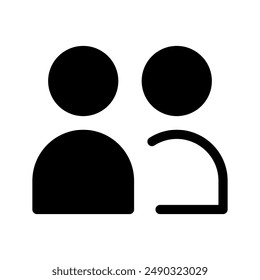 Ilustración de diseño de símbolo de Vector de grupo