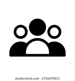 Vektorsymbol-Entwurfsgrafik für Gruppen