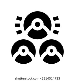 Gruppensymbol für Ihre Website, Ihr Handy, Ihre Präsentation und Ihr Logo-Design.