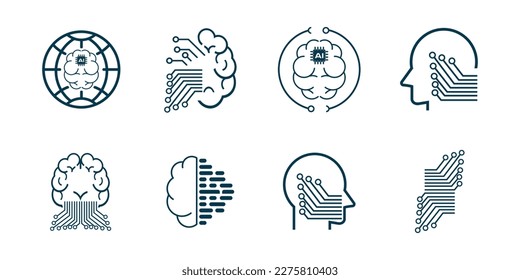 Group of icons Innovation, such as analysis, technology, startup, business solution