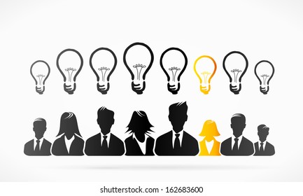 Group ideas business people