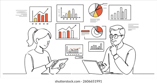A group of individuals actively examines and compares measurement indicators, carefully analyzing the results. Their focused engagement reflects a commitment to accuracy, data-driven decision making