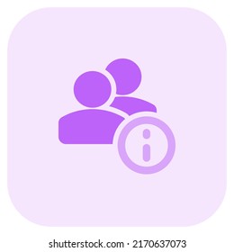 información de grupo en chat messenger con diseño de botón i