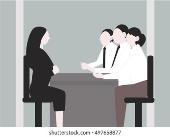 Group Interview Vector