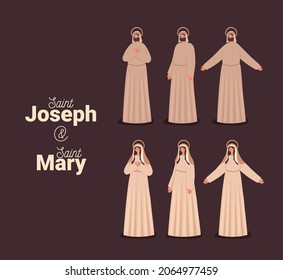 group of josephs and maries