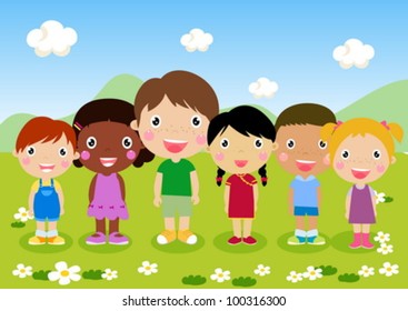  group of kids