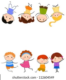  Group of kids playing