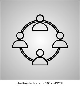 group line icon