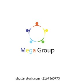 Group logo design Group vector 
