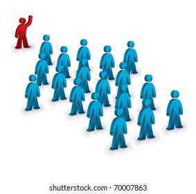 a group of man driven by their boss