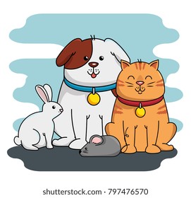 group mascots pet shop