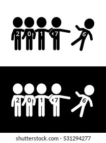 Group of Men 2017 - Silhouette