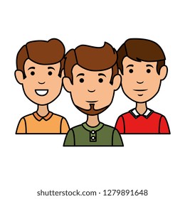 group of men avatars characters