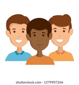 group of men avatars characters