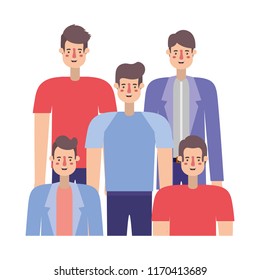 group of men characters
