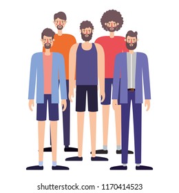 group of men characters
