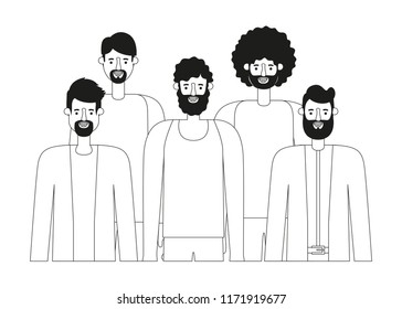 group of men characters