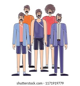 group of men characters