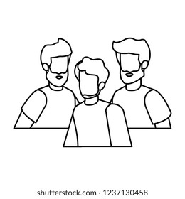 group of men characters