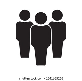 Group of Men Icon, Vector Design