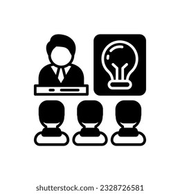 Gruppe Mentoring Symbol in Vektorgrafik. Illustration