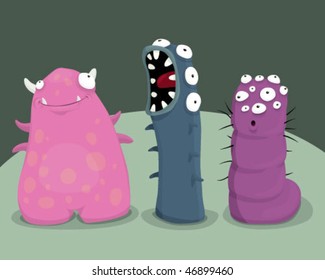 Group of monsters.