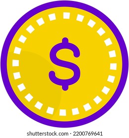 group of online shopping icons made in colorful style with slight variations of purple lines