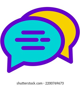 group of online shopping icons made in colorful style with slight variations of purple lines