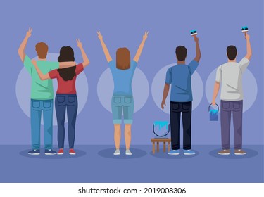 group of pacifists five characters