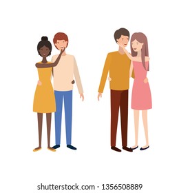group of people avatar character