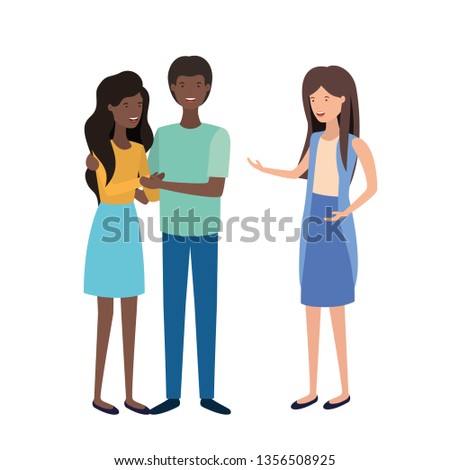 group of people avatar character