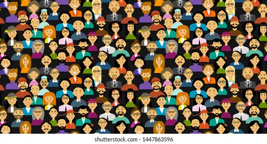 Group of people, background for your design