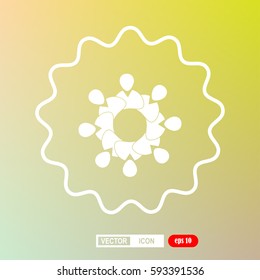  Group of People, business  meeting, icon, vector