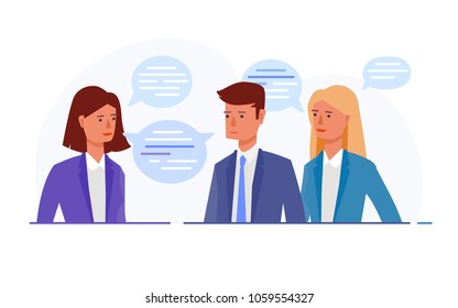 Group people business and business teamwork.  Vector illustration