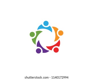 group people care logo and symbols template
