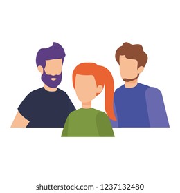 group of people characters