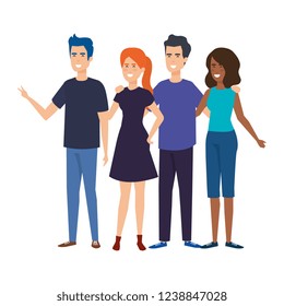group of people characters