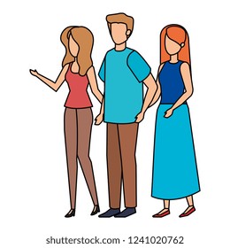 group of people characters
