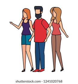 group of people characters