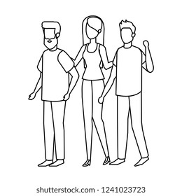 group of people characters